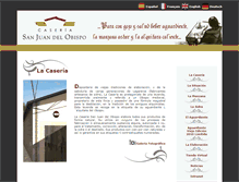 Tablet Screenshot of caseriasanjuandelobispo.com